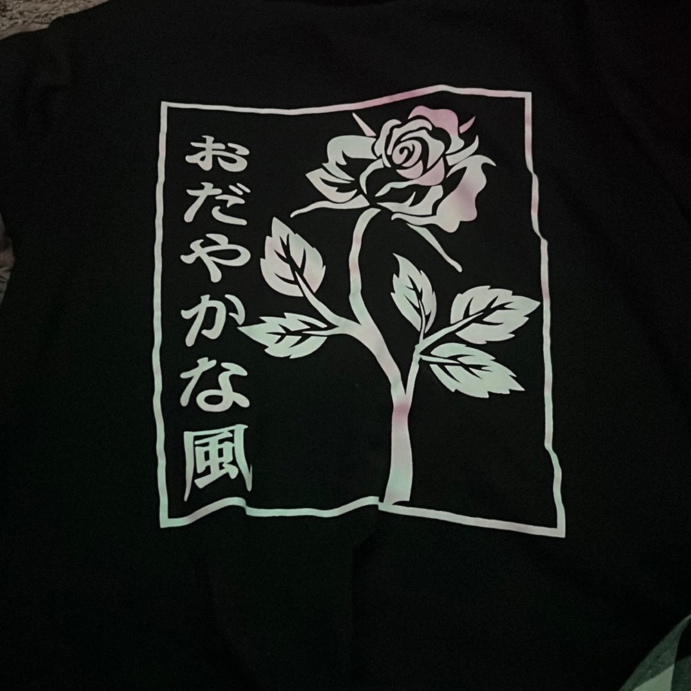 Oversize black T-shirt